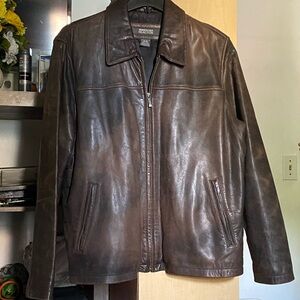 Kenneth Cole Reaction Leather Jacket